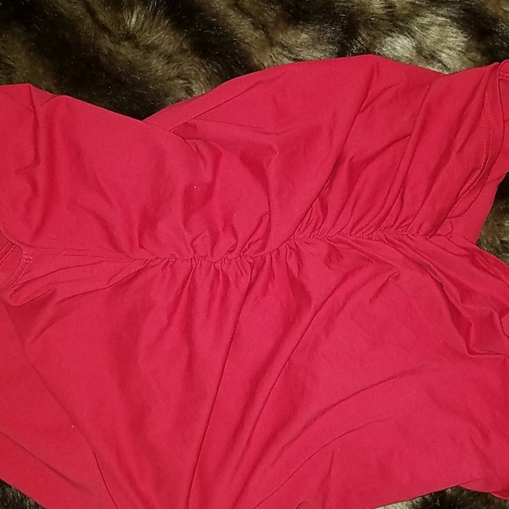 Red Maternity Tank - Picture 2 of 3